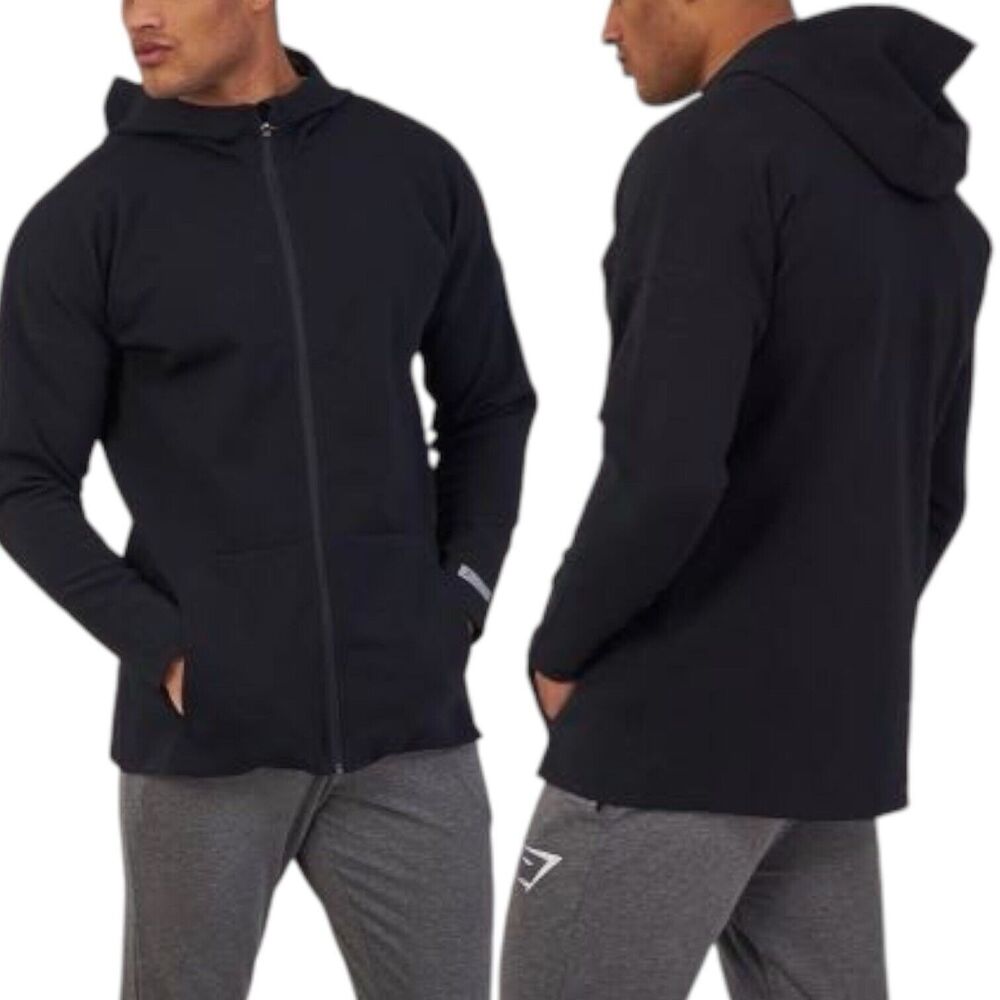 GYMSHARK Full Zip Up Hoodie‎ Sweatshirt. Size Small